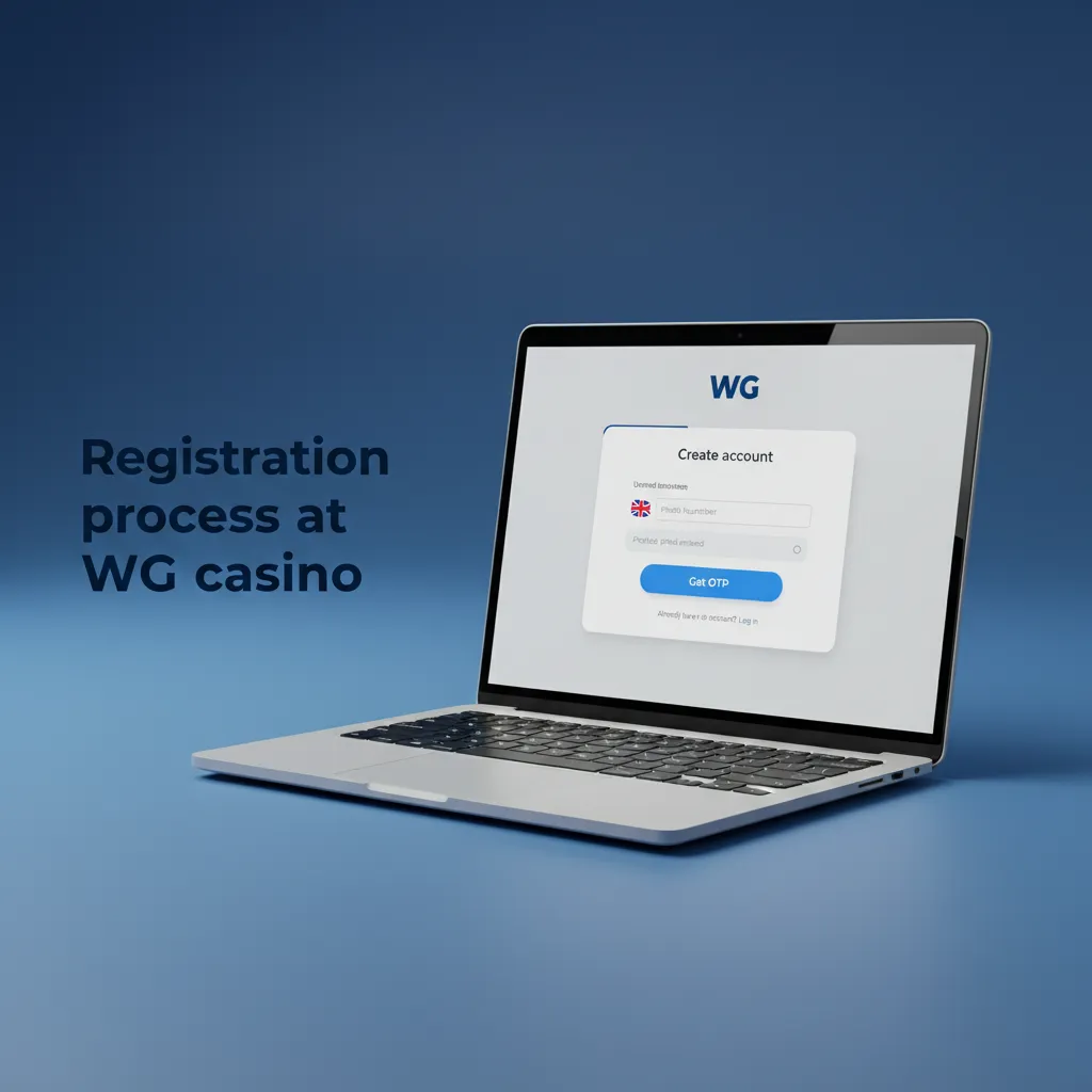 WG Casino registration: Sign Up, choose email/phone/social, enter details (18+), verify contact, set currency and limits