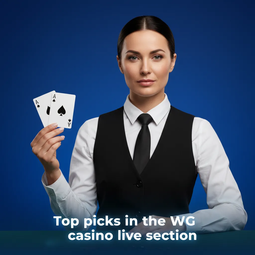 WG Casino top live dealer picks: Lightning Roulette, Infinite Blackjack, Speed Baccarat, Crazy Time, Monopoly Live, and more.