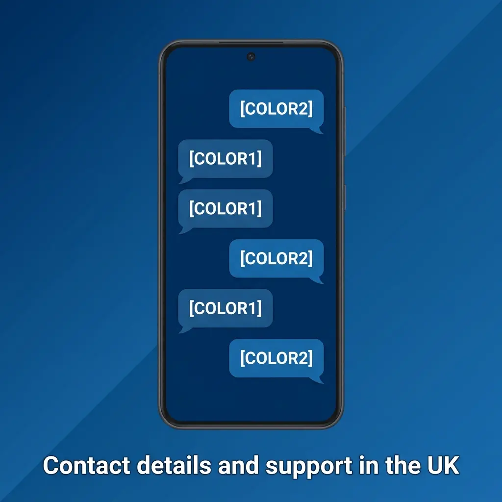 Customer support contact options in the UK including live chat, email, and safer gambling resources