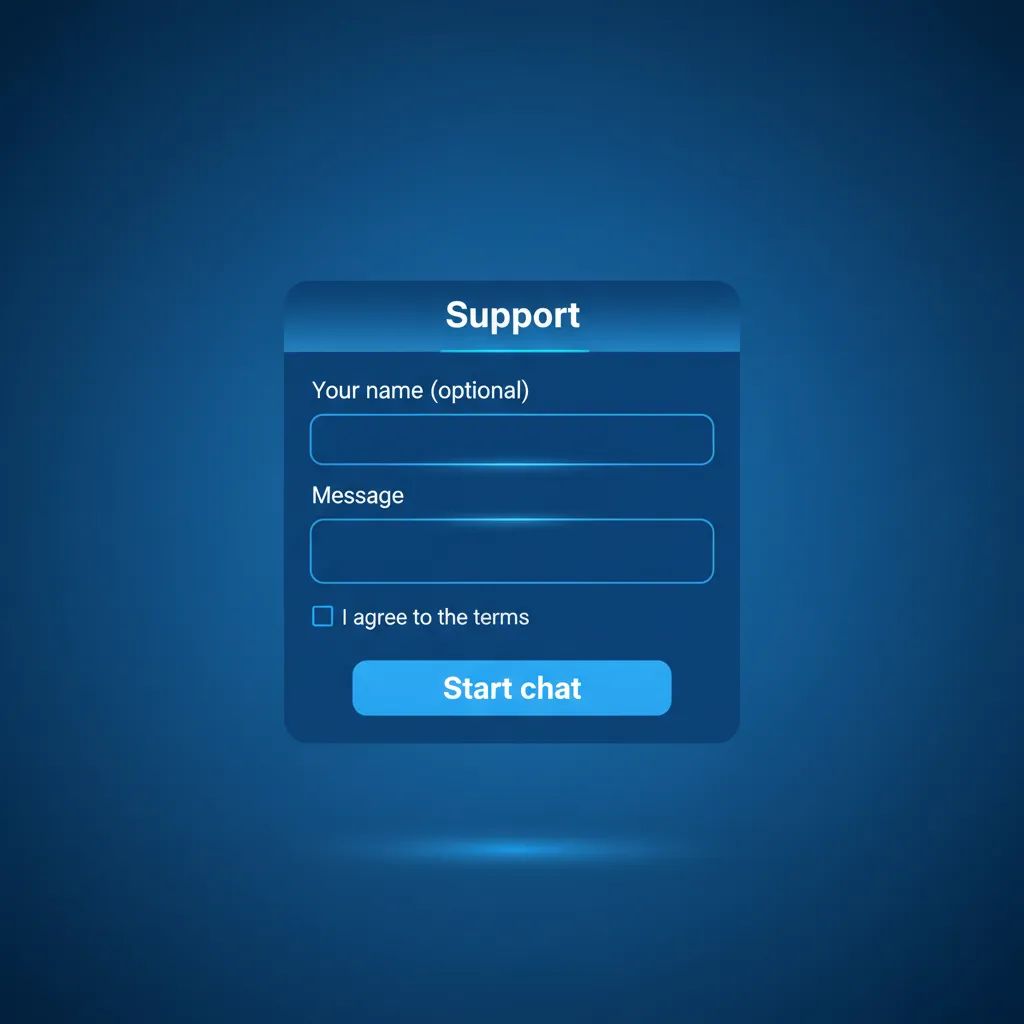 24/7 customer support via live chat, help centre email form, and FAQs for account, payments, bonuses, and technical issues.