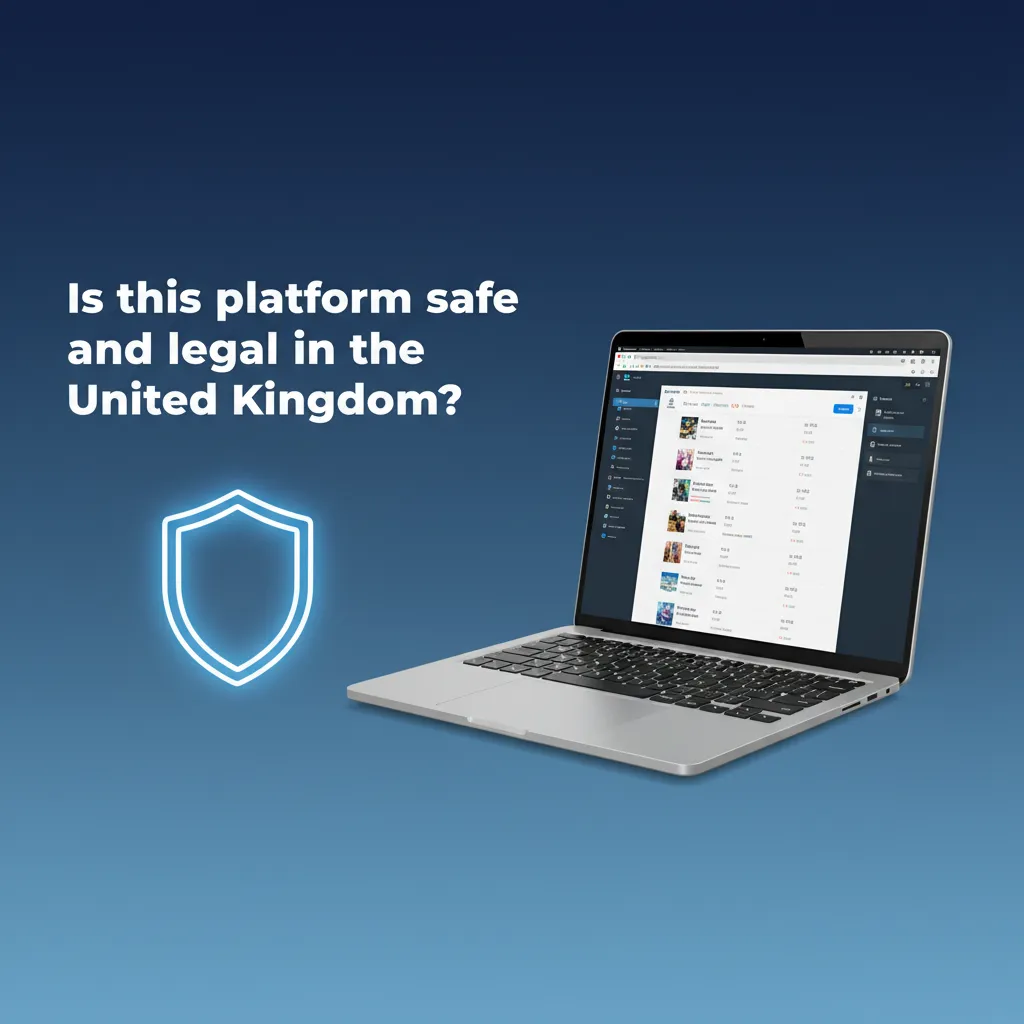 UK-licensed gaming site with shield and padlock icons, SSL encryption, AML checks, safer gambling, and funds protection.