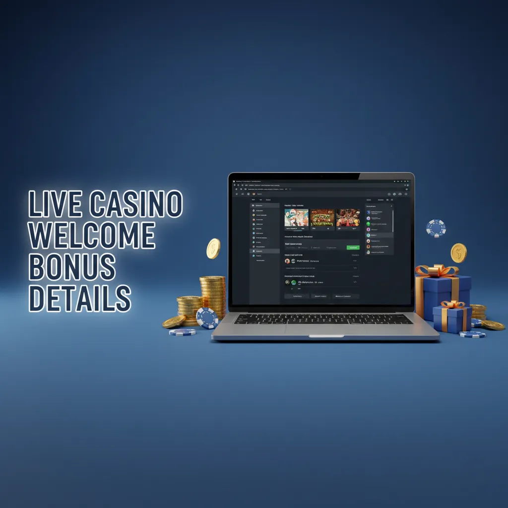 Graphic showing UK live casino welcome bonus details: 200%, 100%, 150%; x40 wagering, 18+, terms apply.