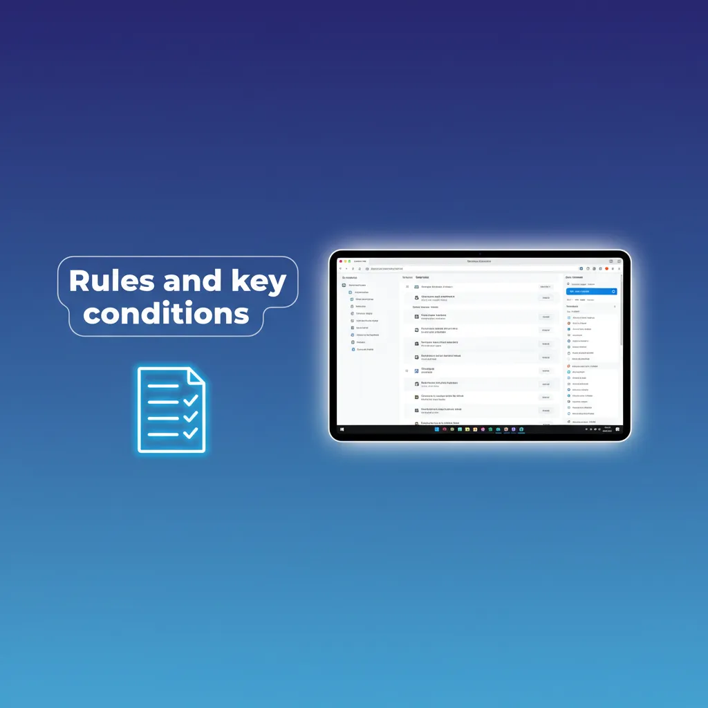 Rules and key conditions: 18+ eligible, one account, KYC before withdrawals, 40x wagering, limits and game weighting vary.