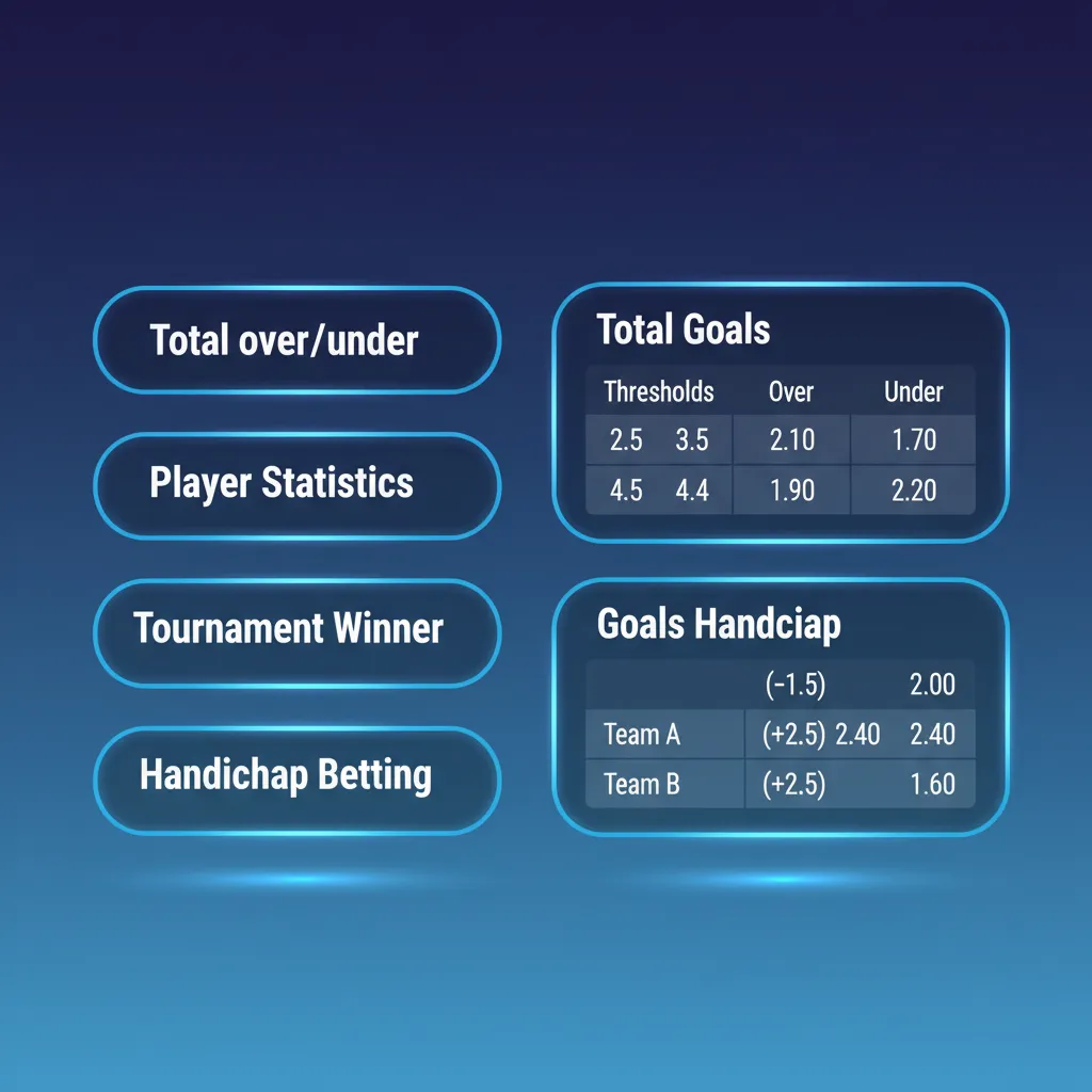 Infographic of betting types: Single, Express/Accumulator, and System, explaining risk, returns, and combo options.