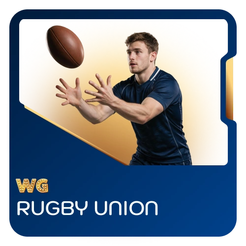 Back your favorite rugby union teams to win on WG casino.