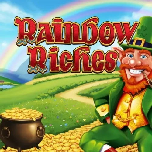 Find pots of gold and lucky multipliers in Rainbow Riches WG casino.